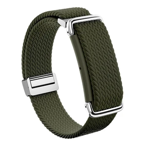 Magnetic Braided Band Compatible with Google Fitbit Air, Nylon Strap Stretchy, breathable design with a magnetic metal clasp, snap-in holder and adjustable fit for 5.98.3 in wrists Magnetic Braided Band Compatible with Google Fitbit Air, Nylon Strap Stretchy, breathable design with a magnetic metal clasp, snap-in holder and adjustable fit for 5.98.3 in wrists