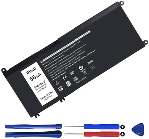 33YDH Laptop Battery for Dell Inspiron 17 7000 7778 7779 7786 7773 15 7577 G3 3579 3779 G5 5587 G7 7588 Latitude 13 3380 14 3490 15 3590 3580 PVHT1 P30E 81PF3 081PF3 56WH 33YDH Laptop Battery for Dell Inspiron 17 7000 7778 7779 7786 7773 15 7577 G3 3579 3779 G5 5587 G7 7588 Latitude 13 3380 14 3490 15 3590 3580 PVHT1 P30E 81PF3 081PF3 56WH