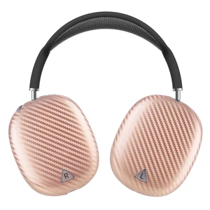 Carbon Fiber Texture Case Cover for AirPods Max Headphone, TPU Anti-Scratch Ear Cup Cover, Protective Skin Accessories for Apple AirPods Max(2024/2020) - Rose Gold Carbon Fiber Texture Case Cover for AirPods Max Headphone, TPU Anti-Scratch Ear Cup Cover, Protective Skin Accessories for Apple AirPods Max(2024/2020) - Rose Gold