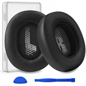 Replacement Ear Pads for JBL Live 650/Live660/Live 770/E65BT-Black Earpads for E65BTNC/Live 650BTNC/Live 770NC/Live 660NC/Duet NC Over-Ear Headphones, Headset Ear Cushions Ear Cover Replacement Ear Pads for JBL Live 650/Live660/Live 770/E65BT-Black Earpads for E65BTNC/Live 650BTNC/Live 770NC/Live 660NC/Duet NC Over-Ear Headphones, Headset Ear Cushions Ear Cover