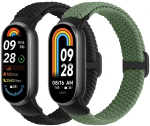 Braided Bands Compatible with Xiaomi Smart Band 10 9 8 Straps for Women Men Braided Bands Compatible with Xiaomi Smart Band 10 9 8 Straps for Women Men
