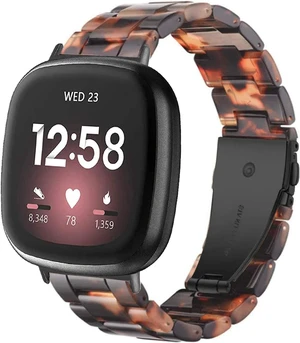 Resin Band Compatible with Fitbit Versa 4 3 / Fitbit Versa Sense 2 1,Women Men Lightweight Bracelet Strap Wristband Resin Band Compatible with Fitbit Versa 4 3 / Fitbit Versa Sense 2 1,Women Men Lightweight Bracelet Strap Wristband