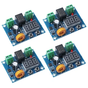 4PCS 12V-36V DC Voltage Protection Module, Digital Low Voltage Protector with Disconnect Switch and Over-Discharge Protection 4PCS 12V-36V DC Voltage Protection Module, Digital Low Voltage Protector with Disconnect Switch and Over-Discharge Protection