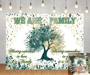 Family Reunion Backdrop Green Family Tree We are Family Glitter Photography Background Welcome Home Gathering Adoption Party Decorations Banner Photo Props (8x6FT) Family Reunion Backdrop Green Family Tree We are Family Glitter Photography Background Welcome Home Gathering Adoption Party Decorations Banner Photo Props (8x6FT)
