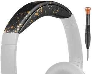 Headband Cover for Bose QuietComfort 25(QC25) Headphones, Replacement Headstrap Pad Repair Part - Black Gold Headband Cover for Bose QuietComfort 25(QC25) Headphones, Replacement Headstrap Pad Repair Part - Black Gold