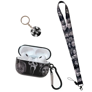 Cool Scream Pattern Pro 3rd Generation Case 2025 with Durable IMD Printing Technology and PET Layerwith Horror Keychain Clip Carabiner and LanyardDesigned for Those who Like Thrilling Horror Themes Cool Scream Pattern Pro 3rd Generation Case 2025 with Durable IMD Printing Technology and PET Layerwith Horror Keychain Clip Carabiner and LanyardDesigned for Those who Like Thrilling Horror Themes