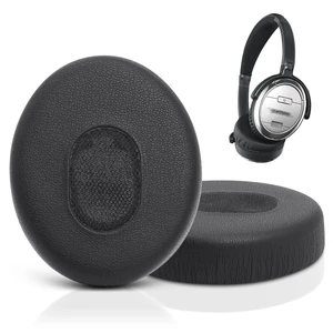 Ear Pads Replacement for Bose QuietComfort 3 On-Ear Headphones Earpads Cushions for Bose QC3 OE1 with Memory Foam Protein Leather (Black) Ear Pads Replacement for Bose QuietComfort 3 On-Ear Headphones Earpads Cushions for Bose QC3 OE1 with Memory Foam Protein Leather (Black)