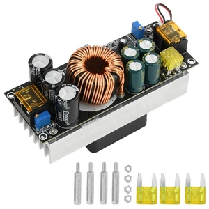 1800W DC Boost Converter, 40A 14V-85V to 14-120V Boost Converter Voltage Regulator Car Step-up Power Supply Module DC Adjustable Voltage Converter 1800W DC Boost Converter, 40A 14V-85V to 14-120V Boost Converter Voltage Regulator Car Step-up Power Supply Module DC Adjustable Voltage Converter
