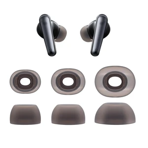 Replacement Ear Tips for Soundcore by Anker Liberty 4 NC Earbuds Not for Other Models, Silicone Earbuds Tips, 3Pairs (S/M/L) Black Replacement Ear Tips for Soundcore by Anker Liberty 4 NC Earbuds Not for Other Models, Silicone Earbuds Tips, 3Pairs (S/M/L) Black