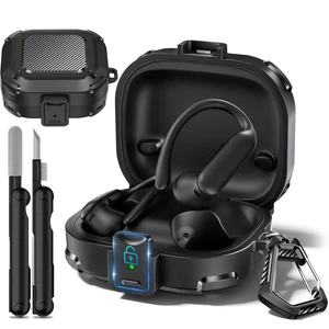 Safety Lock for Powerbeats Pro 2 Case, Shockproof Protective Hard Shell with Cleaning Kit & Keychain for Beats Powerbeats Pro 2 (2025) Wireless Bluetooth Earbuds Accessories, Anti-Scratch, Black Safety Lock for Powerbeats Pro 2 Case, Shockproof Protective Hard Shell with Cleaning Kit & Keychain for Beats Powerbeats Pro 2 (2025) Wireless Bluetooth Earbuds Accessories, Anti-Scratch, Black