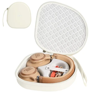 Headphone Case for Sony WH-CH720N/Soundcore Anker Q20i/JBL Tune 720BT 770NC Hard Case for Bmani, Portable Carrying Case for Over-Ear Headphone with Mesh Pocket, Handle Strap, Beige Headphone Case for Sony WH-CH720N/Soundcore Anker Q20i/JBL Tune 720BT 770NC Hard Case for Bmani, Portable Carrying Case for Over-Ear Headphone with Mesh Pocket, Handle Strap, Beige