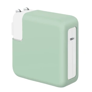 70W Power Adapter Cover for MacBook Air 13 13.6 15 inch M5 M4 M3 M2 2022-2026, 70W Soft Silicone Charger Protective Case Sleeve for MacBook Pro 14 M5 M4 M3 with 11/12/16-core CPU, Green 70W Power Adapter Cover for MacBook Air 13 13.6 15 inch M5 M4 M3 M2 2022-2026, 70W Soft Silicone Charger Protective Case Sleeve for MacBook Pro 14 M5 M4 M3 with 11/12/16-core CPU, Green