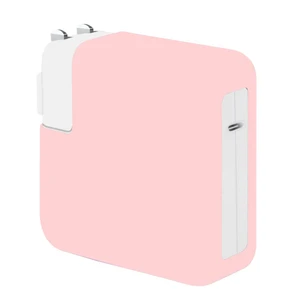 Soft Silicone 70W Charger Protector Case Cover Sleeve for 2022-2026 MacBook Air 13 13.6 15 inch M5 M4 M3 M2 70W Power Adapter Cover Pro 14 M5 M4 M3 with 11/12/16-core CPU 2025-2023, Pink Soft Silicone 70W Charger Protector Case Cover Sleeve for 2022-2026 MacBook Air 13 13.6 15 inch M5 M4 M3 M2 70W Power Adapter Cover Pro 14 M5 M4 M3 with 11/12/16-core CPU 2025-2023, Pink