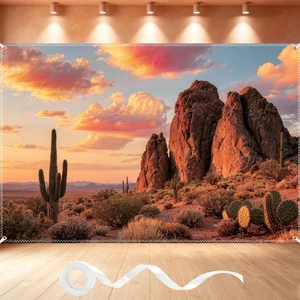 10x6.5ft Extra-Large Desert Backdrop Wild West Backdrop Natural Scenery Cactus Fiery Clouds Holiday Background for Desert Party Decoration with 19.68ft Ribbon 10x6.5ft Extra-Large Desert Backdrop Wild West Backdrop Natural Scenery Cactus Fiery Clouds Holiday Background for Desert Party Decoration with 19.68ft Ribbon