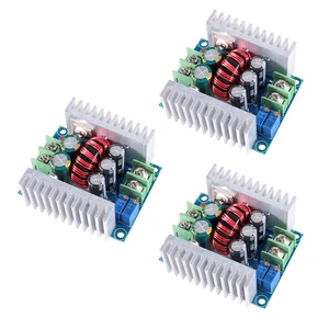 3pcs 20A 300W CC CV Step Down Module Adjustable DC 6-40V to 1.2-36V Voltage Regulator Buck Converter Constant Current Power Supply Module 3pcs 20A 300W CC CV Step Down Module Adjustable DC 6-40V to 1.2-36V Voltage Regulator Buck Converter Constant Current Power Supply Module