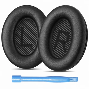 QC45 Ear Pads Compatible with Bose QuietComfort 45 35 QC35 II QCSC QCSE Easy DIY Fit Premium Protein Leather Extra Thick Soft High-Density Foam QC45 Ear Pads Compatible with Bose QuietComfort 45 35 QC35 II QCSC QCSE Easy DIY Fit Premium Protein Leather Extra Thick Soft High-Density Foam