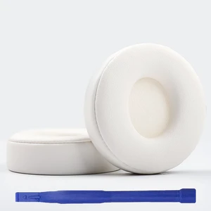 Solo Pro Replacement Earpads for Beats Solo Pro Headphones (White) Protein Leather Ear Pads,Noise Isolation Memory Foam Ear Cushion,Durable,Anti-Sweat,Soft and Comfortable Solo Pro Replacement Earpads for Beats Solo Pro Headphones (White) Protein Leather Ear Pads,Noise Isolation Memory Foam Ear Cushion,Durable,Anti-Sweat,Soft and Comfortable