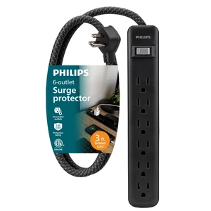 Surge Protector Power Strips, 3 Ft Braided Extension Cord Surge Protector Power Strips, 3 Ft Braided Extension Cord