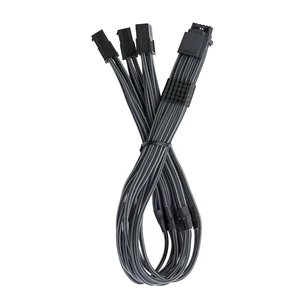Pro ModMesh Sleeved 12V-2x6 PCIe Extension (Carbon, 3 x 8-pin) Nylon Pro Series. 16-pin to Triple 8-pin, 45cm. 12V-2x6 StealthSense connector. Any PSU with native 3 x 8-pin PCIe output Pro ModMesh Sleeved 12V-2x6 PCIe Extension (Carbon, 3 x 8-pin) Nylon Pro Series. 16-pin to Triple 8-pin, 45cm. 12V-2x6 StealthSense connector. Any PSU with native 3 x 8-pin PCIe output