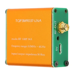 0.1MHz6GHz Low Noise Amplifier, 20dB High Gain LNA Amplifier for Shortwave, FM Radio, RF Power Preamplifier Module, SMA Female Connector(Shipped with Built in Battery) 0.1MHz6GHz Low Noise Amplifier, 20dB High Gain LNA Amplifier for Shortwave, FM Radio, RF Power Preamplifier Module, SMA Female Connector(Shipped with Built in Battery)