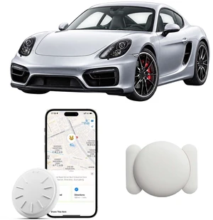 GPS Tracker for Vehicles, No Subscription, Waterproof Tracker Device for Vehicles, Hidden Vehicle Locator, Magnetic GPS Tracker, Accurate Tracking, iOS Only (1PCS, White) GPS Tracker for Vehicles, No Subscription, Waterproof Tracker Device for Vehicles, Hidden Vehicle Locator, Magnetic GPS Tracker, Accurate Tracking, iOS Only (1PCS, White)