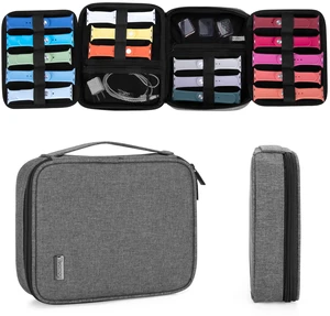26 Watch Band Storage Case, Watch Band Organizer Holder, Gray Compatible with All Series Apple Watch Bands & Smart Watch Bands, Travel Organizer Fit for Most Sizes of Watch Straps 26 Watch Band Storage Case, Watch Band Organizer Holder, Gray Compatible with All Series Apple Watch Bands & Smart Watch Bands, Travel Organizer Fit for Most Sizes of Watch Straps