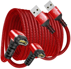 Garmin Watch Charger Cable Right Angle Fast Charging Braided 2-Pack 4ft For Fenix 5/5S/5X/6/6S/6X/Plus/Pro/7/7S/7X/8, Forerunner 945/45/45S/245, Approach S10/S40/S60/G12/S42, Vívoactive 3/4/4S Garmin Watch Charger Cable Right Angle Fast Charging Braided 2-Pack 4ft For Fenix 5/5S/5X/6/6S/6X/Plus/Pro/7/7S/7X/8, Forerunner 945/45/45S/245, Approach S10/S40/S60/G12/S42, Vívoactive 3/4/4S