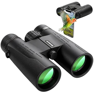 10x42 Compact Binoculars for Adults & Teens, BAK4 Prism, HighPower EasyFocus Large Eyepiece, Lens for BirdWatching, Cruise, Sightseeing, Sports, Concerts, Student Science Labs, Road Trip 10x42 Compact Binoculars for Adults & Teens, BAK4 Prism, HighPower EasyFocus Large Eyepiece, Lens for BirdWatching, Cruise, Sightseeing, Sports, Concerts, Student Science Labs, Road Trip