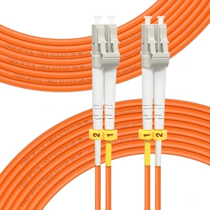 LC to LC Fiber Patch Cable OM1 Multimode 30M/98ft Duplex, 62.5/125um MMF, MM Multi mode Fiber Jumper, For 1G Transceivers, Fully Pre-Tested, LSZH LC to LC Fiber Patch Cable OM1 Multimode 30M/98ft Duplex, 62.5/125um MMF, MM Multi mode Fiber Jumper, For 1G Transceivers, Fully Pre-Tested, LSZH