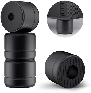 Speaker Isolation Feet 1 Inch Aluminum Turntable Isolation Feet, Anti-Vibration Speaker Isolation Pads for Subwoofer, Audio Equipment, PC Case Feet with Non-Slip Rubber Rings - 30 * 25mm, 4 Pack Speaker Isolation Feet 1 Inch Aluminum Turntable Isolation Feet, Anti-Vibration Speaker Isolation Pads for Subwoofer, Audio Equipment, PC Case Feet with Non-Slip Rubber Rings - 30 * 25mm, 4 Pack