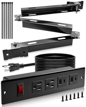 In Drawer Charging Station with USB C PD 20W, USB-A QC, AC Outlets Hidden Drawer Power Hub With Fast USB Charging, AC Outlets And Cable Management For Clean Kitchen, Bathroom And Office Spaces In Drawer Charging Station with USB C PD 20W, USB-A QC, AC Outlets Hidden Drawer Power Hub With Fast USB Charging, AC Outlets And Cable Management For Clean Kitchen, Bathroom And Office Spaces