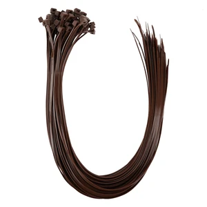 24 Inch Long Zip Ties Brown Color 60 Pack, Heavy Duty Outdoor 24"brown cable zip tie 50 lbs, weather-resistant outdoor use. Big Wire Tie Self-locking Plastic Garland Tie Plant Garden Home 24 Inch Long Zip Ties Brown Color 60 Pack, Heavy Duty Outdoor 24"brown cable zip tie 50 lbs, weather-resistant outdoor use. Big Wire Tie Self-locking Plastic Garland Tie Plant Garden Home