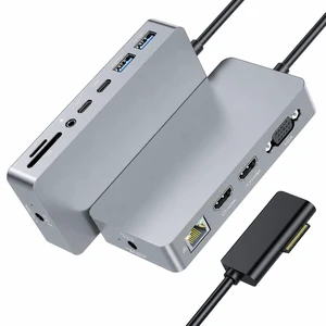 Surface Docking Station, Triple Display with Dual 4K HDMI & VGA Power Adapter Included, Compatible with Microsoft Surface Pro 11/10/9/8/X/7+/7/6/5/4/3, Laptop 7/6/5/4/3/2/1, Go/Book Surface Docking Station, Triple Display with Dual 4K HDMI & VGA Power Adapter Included, Compatible with Microsoft Surface Pro 11/10/9/8/X/7+/7/6/5/4/3, Laptop 7/6/5/4/3/2/1, Go/Book