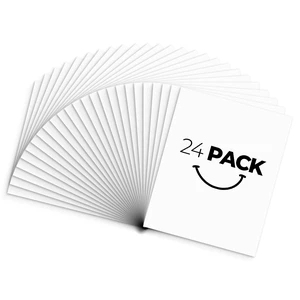 Uncut Mat Board, 24 Pack 8x10 White Matboards for Framing 4-Ply Thick Cardboard Backing for Art Prints, Photos, Pictures, Artworks Uncut Mat Board, 24 Pack 8x10 White Matboards for Framing 4-Ply Thick Cardboard Backing for Art Prints, Photos, Pictures, Artworks