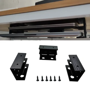 Under Desk Double Decker Laptop Holder Mount with Screw, Under Desk Laptop Mount Bracket, Add On Under Table Keyboard Storage (3 Pcs) Under Desk Double Decker Laptop Holder Mount with Screw, Under Desk Laptop Mount Bracket, Add On Under Table Keyboard Storage (3 Pcs)