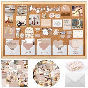 162 Pcs Brown Prayer Board Kit Christian Prayer Board Supplies 50 Prayer Stickers, 50 Pins, 56 Bible Verse Quotes Cards, 6 Envelope, Bible Study Supplies for Women, Not Included Board 162 Pcs Brown Prayer Board Kit Christian Prayer Board Supplies 50 Prayer Stickers, 50 Pins, 56 Bible Verse Quotes Cards, 6 Envelope, Bible Study Supplies for Women, Not Included Board