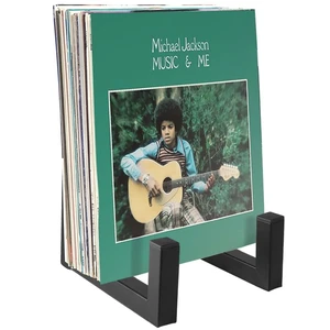 Vinyl Record Storage Holder, Large 8" Black LP Record Holder Vinyl Display Rack Organizer for Albums, Metal Record Display Stand Vinyl Record Storage Holder, Large 8" Black LP Record Holder Vinyl Display Rack Organizer for Albums, Metal Record Display Stand