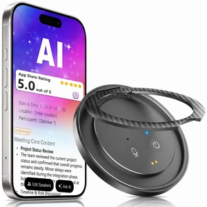 AI Voice Recorder with Transcribe & Summarize for Calls, Meetings & Study AI Note Taker for Professionals & Teams, 100+ Languages, 360° Magnetic Phone Stand, 1TB Cloud Multi-Device Sync AI Voice Recorder with Transcribe & Summarize for Calls, Meetings & Study AI Note Taker for Professionals & Teams, 100+ Languages, 360° Magnetic Phone Stand, 1TB Cloud Multi-Device Sync