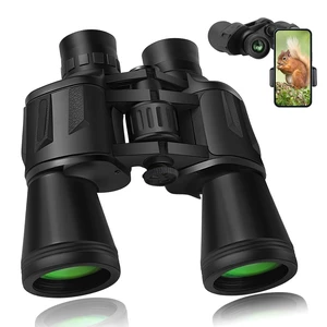 20x50 High Power Binoculars for Adults with Smartphone Adapter, HD Professional/Daily Waterproof Compact Binoculars for Bird Watching Hiking Concert Travel with BAK4 Prism FMC Lens, Black 20x50 High Power Binoculars for Adults with Smartphone Adapter, HD Professional/Daily Waterproof Compact Binoculars for Bird Watching Hiking Concert Travel with BAK4 Prism FMC Lens, Black