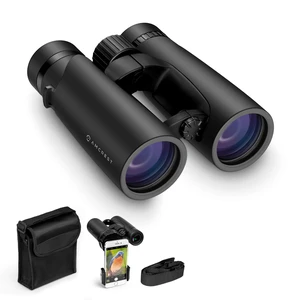 10x42 Roof Prism Binoculars for Adults, HD Professional Binoculars for Bird Watching, Travel, Stargazing, Hunting, Concerts, Sports, BAK-4 Prisms, Smart Phone Adaptor for Photography 10x42 Roof Prism Binoculars for Adults, HD Professional Binoculars for Bird Watching, Travel, Stargazing, Hunting, Concerts, Sports, BAK-4 Prisms, Smart Phone Adaptor for Photography