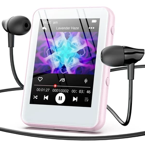 32GB MP3 Player with Bluetooth 5.3, Sakura Pink 2.4" Full Touch Screen Music Player with Speaker, HiFi Lossless Sound, FM Radio, Ideal Gift for Girls, Kids, Women, Sports & School 32GB MP3 Player with Bluetooth 5.3, Sakura Pink 2.4" Full Touch Screen Music Player with Speaker, HiFi Lossless Sound, FM Radio, Ideal Gift for Girls, Kids, Women, Sports & School