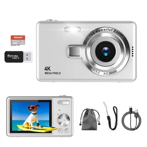 Digital Camera, Autofocus UHD 4K 50MP Vlogging Camera for Photography with 32GB SD Card, 16X Zoom, Anti-Shake, Portable YouTube Compact Point and Shoot Digital Cameras for Kids Teens Adult Beginner Digital Camera, Autofocus UHD 4K 50MP Vlogging Camera for Photography with 32GB SD Card, 16X Zoom, Anti-Shake, Portable YouTube Compact Point and Shoot Digital Cameras for Kids Teens Adult Beginner