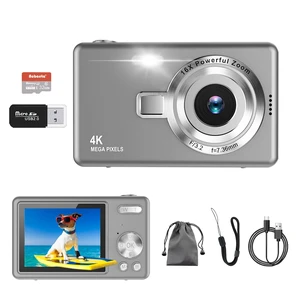 Digital Camera, Autofocus UHD 4K 50MP Vlogging Camera for Photography with 32GB SD Card, 16X Zoom, Anti-Shake, Portable YouTube Compact Point and Shoot Digital Cameras for Kids Teens Adult Beginner Digital Camera, Autofocus UHD 4K 50MP Vlogging Camera for Photography with 32GB SD Card, 16X Zoom, Anti-Shake, Portable YouTube Compact Point and Shoot Digital Cameras for Kids Teens Adult Beginner