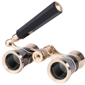 3X25 Opera Glasses with Neck Chain & Extendable Handle Pocket Theater Binoculars for Live Performances, Crisp 25mm Lenses for Concerts, Ballet & Musicals, Compact for Adults, Women & Kids Black 3X25 Opera Glasses with Neck Chain & Extendable Handle Pocket Theater Binoculars for Live Performances, Crisp 25mm Lenses for Concerts, Ballet & Musicals, Compact for Adults, Women & Kids Black
