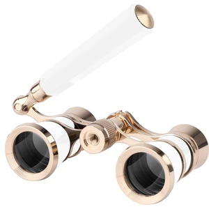 3X25 Opera Glasses with Neck Chain & Extendable Handle Pocket Theater Binoculars for Live Performances, Crisp 25mm Lenses for Concerts, Ballet & Musicals, Compact for Adults, Women & Kids White 3X25 Opera Glasses with Neck Chain & Extendable Handle Pocket Theater Binoculars for Live Performances, Crisp 25mm Lenses for Concerts, Ballet & Musicals, Compact for Adults, Women & Kids White