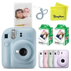 Instax Mini 12 Instant Film Camera (Pastel Blue w/ 40 Instant Film Sheets) Instax Mini 12 Instant Film Camera (Pastel Blue w/ 40 Instant Film Sheets)