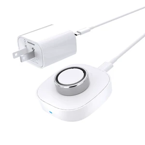Charger for Oura Ring Gen4 (Size 7) - Fast Charging Dock with USB-C Wall Charger & 3FT Cable, Quick Charge Replacement Base Compatible with Oura Ring Gen 4 - White Charger for Oura Ring Gen4 (Size 7) - Fast Charging Dock with USB-C Wall Charger & 3FT Cable, Quick Charge Replacement Base Compatible with Oura Ring Gen 4 - White