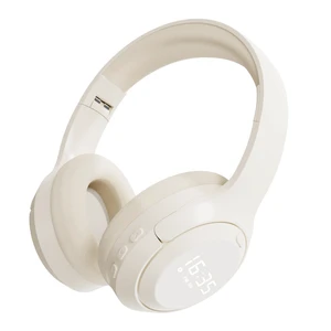 FM Radio Headphones, Headset for Mowing, Cycling, Jogging, Portable Radio with Rechargeable Battery, LED Display, 3.5mm Jack, Gifts for Seniors Elderly (Milky White) FM Radio Headphones, Headset for Mowing, Cycling, Jogging, Portable Radio with Rechargeable Battery, LED Display, 3.5mm Jack, Gifts for Seniors Elderly (Milky White)