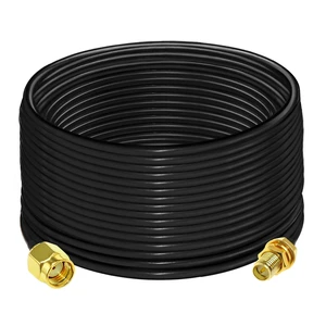 RG58 RP SMA Female to Male Cable 49.2ft (15M) RPSMA Extension Jumper RPSMA RG58 Cable 49.2ft (15M) - RP SMA Female to Male Extension 50ohm for RF Radio WiFi Antenna GPS Low Lost Antenna Coax RG58 RP SMA Female to Male Cable 49.2ft (15M) RPSMA Extension Jumper RPSMA RG58 Cable 49.2ft (15M) - RP SMA Female to Male Extension 50ohm for RF Radio WiFi Antenna GPS Low Lost Antenna Coax