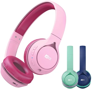 KidJamz KJ45BT Children's Safe Listening Bluetooth Wireless Headphones with Volume Limiter & Microphone, Adjustable On-Ear Kids Headset for Online Learning/School/Travel/Tablet, Pink/Magenta KidJamz KJ45BT Children's Safe Listening Bluetooth Wireless Headphones with Volume Limiter & Microphone, Adjustable On-Ear Kids Headset for Online Learning/School/Travel/Tablet, Pink/Magenta